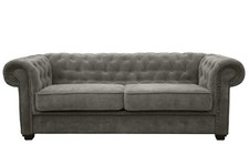Image of SOFALICIOUS Imperial Chesterfield 2 Seater Sofa Bed Fabric