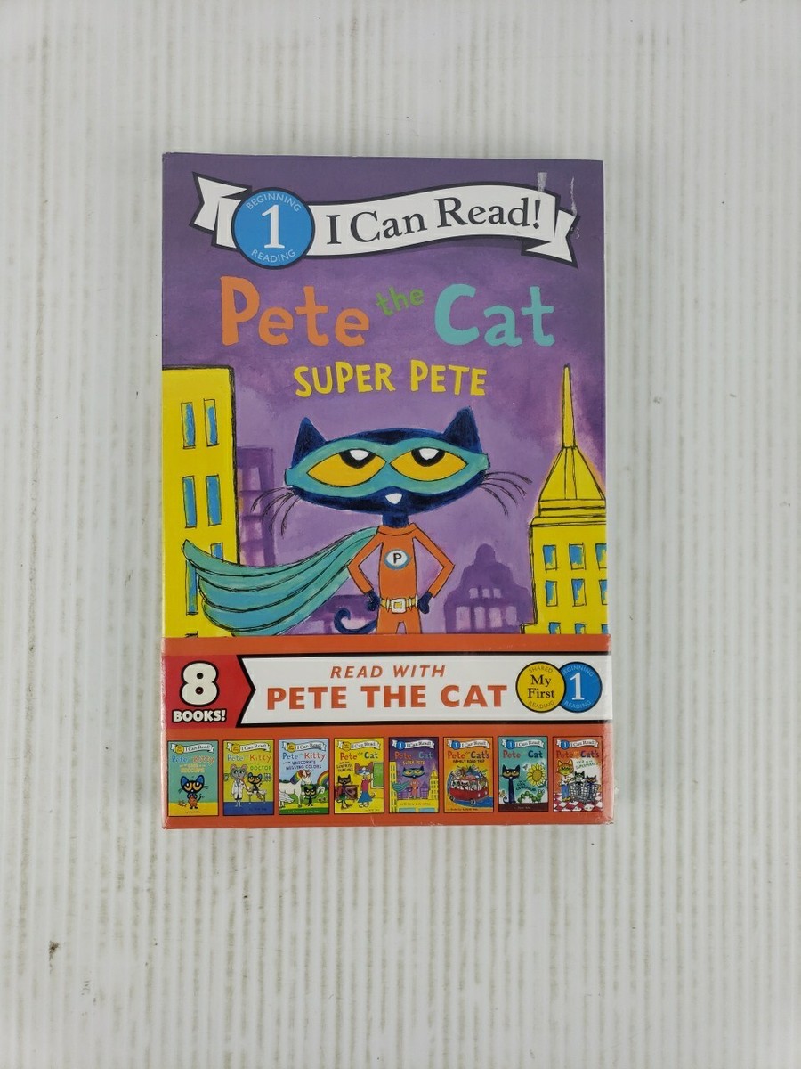 I Can Read! Pete the Cat Super Pete (8 Book Collection) My