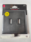 Daltile Magnetic Wall Plate Double toggle Antique Nickle Finish DT1P NEW