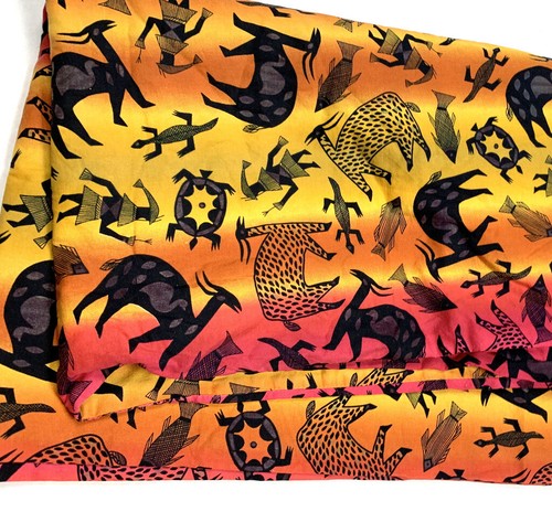 Vintage Peter Pan Fabrics Custom Body Pillow Cover Pillowcase African Tribal - Picture 6 of 6