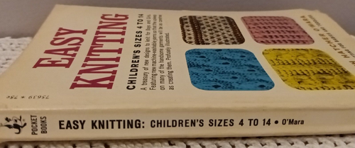Easy Knitting Children's Sizes 4 To 14 Ruth Hatcher O'mara Vtg Paperback 1970 - Picture 2 of 4