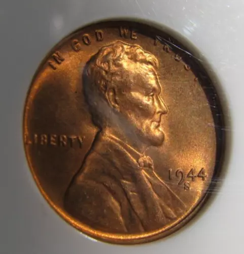 1944 S Lincoln Cent NGC MS67RD