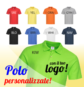 polo personalizzate stampate