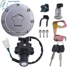 For Honda 2003-2006 CBR600RR Ignition Switch Fuel Gas Cap Seat Lock Key Set