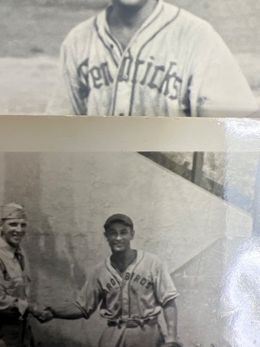 1940’s Military WW2 World War 2 Photographs Baseball Team Players Uniforms Army - Picture 13 of 13
