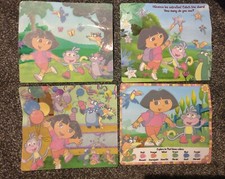 Dora The Explorer Tomy Aquadraw 4 Mats With Water Pen Great Condition. No Mess