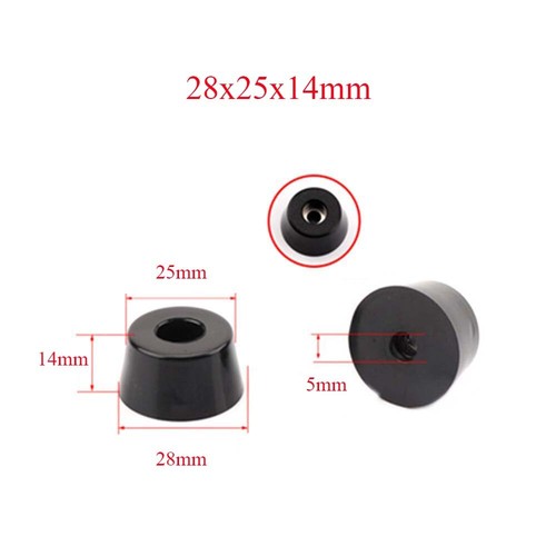 Gummi Möbelfüße Bein Endkappen Pads Gummi Anti Rutsch Bodenschutz 11mm-50mm - Bild 43 von 70