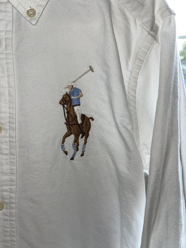 Ralph Lauren Big Pony White Button Up Dress Shirt Kids Boys 6 Polo - Picture 5 of 9