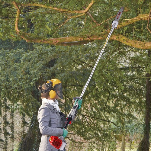 NEW 12"Gas Trimmer Saw Tree Trimmer Chainsaw Gas Powered Pole Saw Pruner Pruning - Picture 17 of 18