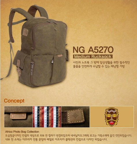 Official License National Geographic Camera DSLR Bag Backpack Laptop Travel 5270 - Picture 3 of 6