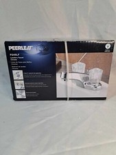 Peerless P245LF Chrome Bathroom Faucet Centerset with Double Knob Handles