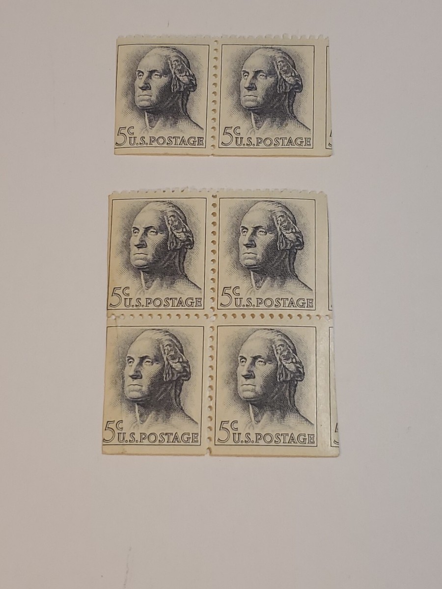 George Washington 5 Cent Rare Unused Stamp 1962 United