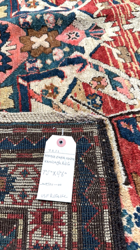 ANTIQUE CAUCASIAN EAGLE KAZAK RUG 5x8FT circa 1880 - Picture 7 of 9