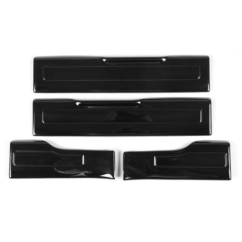 Car Interior Door Sill Scuff Plate Trim For Range Rover Evoque 12-18 Black Steel - Picture 7 of 12