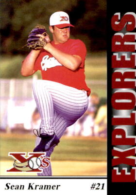 2004 Sioux City Explorers 13 Sean Kramer Albuquerque New Mexico NM Baseball Card