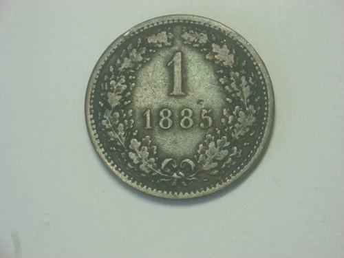 Photo of a 1885 Austria 1 Kreuzer from an eBay listing that sold on Jul 17, 2026