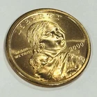 2000 P Sacagawea One Dollar Coin US Liberty Gold Uncirculated Philadelphia