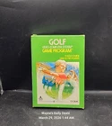 Vintage Atari 2600 Golf CX2634 Complete w/ Box & Manual Tested