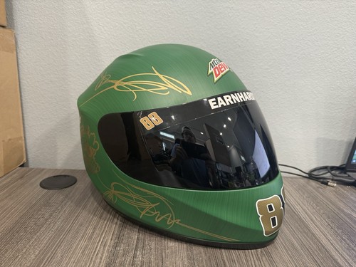 Full Size BrandArt 2015 Dale Earnhardt Jr #88 Diet Mountain Dew Replica Helmet + - Picture 3 of 11