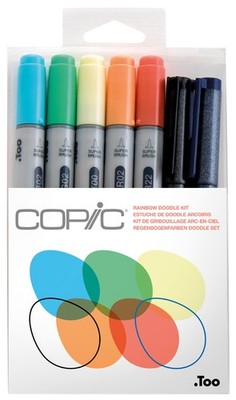COPIC Marker ciao 7er Set ''Doodle Kit Rainbow''