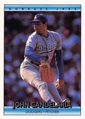 John Candelaria 1992 Donruss 125 Los Angeles Dodgers Baseball Card