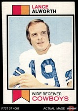 1973 Topps #61 Lance Alworth Cowboys HOF 3 - VG