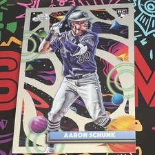2025 Topps Chrome Cosmic (RC) Aaron Schunk