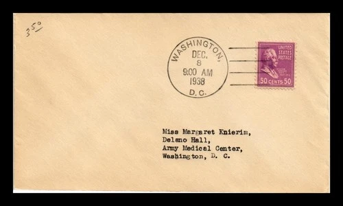 DR JIM STAMPS US COVER WILLIAM H TAFT PRESIDENTIAL SERIES FDC SCOTT 831