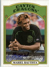 2021 Topps Heritage Minors Real One Autographs #ROAMB Mariel Bautista Auto