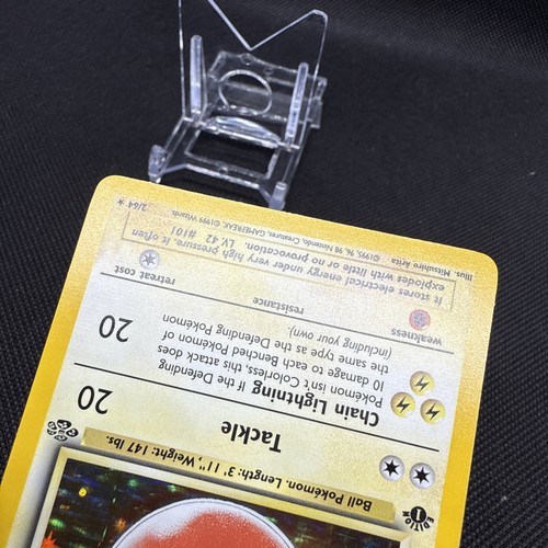 Pokémon TCG 1st Edition Electrode Jungle Holo 2/64 M/NM - Picture 5 of 8
