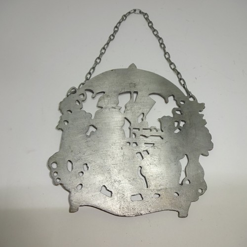 Wandbild Viktualienmarkt München ca. 19 cm (mit Kette) hoch, Bild ca. 12 cm hoch - Picture 7 of 8