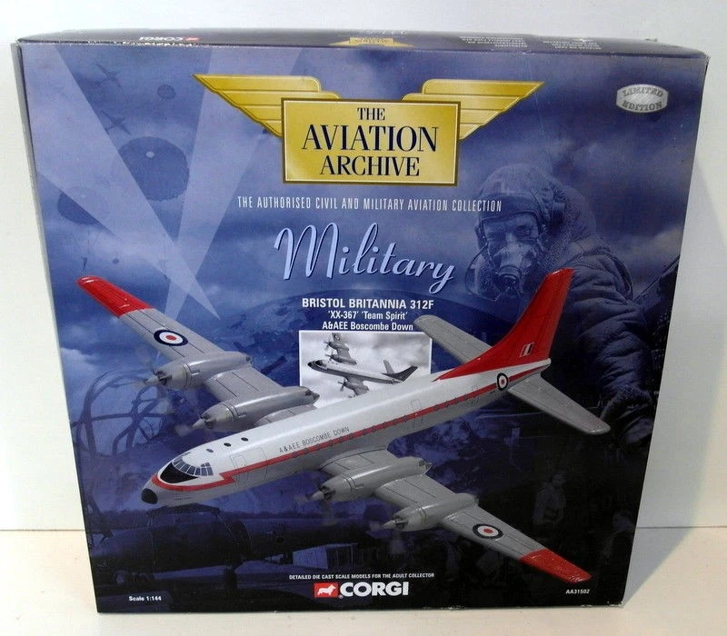 Corgi 1/144 AA31502 Bristol Britannia 312F XX-367 Team Spirit - Image 3 of 3