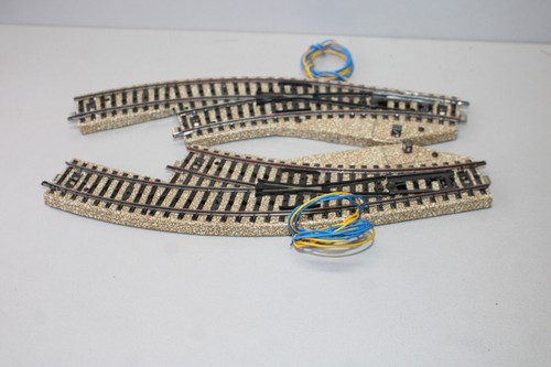 Märklin 5140 Bogenweichenpaar elektrisch M-Gleis Spur H0 #i863