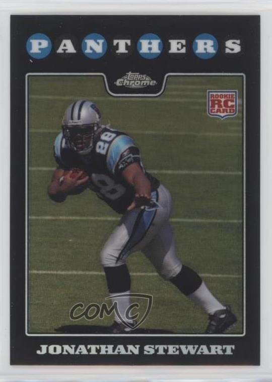 2008 Topps Chrome Refractor Jonathan Stewart #TC183 0x5h
