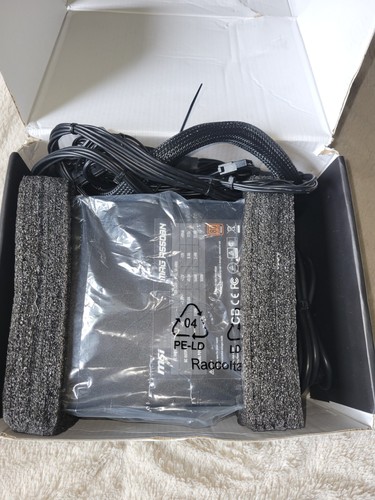 MSI Mag A550BN ATX Gaming Power Supply 550W ATX PSU Bronze Certified Lo Noise - Afbeelding 2 van 6