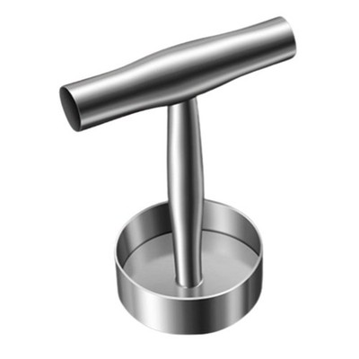 1X(304 Edelstahl Hamburger Fleisch Kuchen Presse Burger Patty Maker Form6833