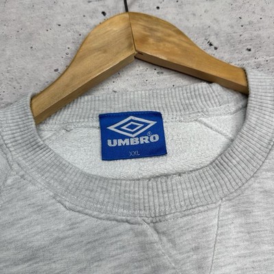 Rare Vintage Umbro Pro Training Grey Jumper Sweatshirt Size XL-XXL