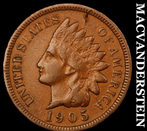 1905 Indian Head Cent- Very Fine Better Date No Reserve #J518