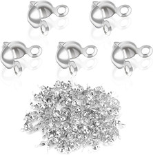 500Pcs Metal Bead Tips Knot Covers, Crimp Beads for Jewelry Making, Knot Covers