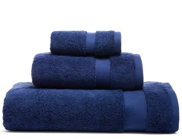 2 paños Sferra Bello azul oscuro nuevos con etiquetas Foto 2 de 4