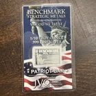 1/10 OUNCE SILVER PATRIOT BAR 999 FINE
