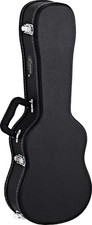 Ortega Guitars OUCSTD-TE Tenor Ukulele Economy Case, Chrome Hardware, Black