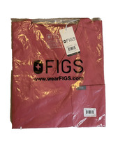 FIGS Women's Size Large Catarina One Pocket Scrub Top Pulmonary Pink NWT