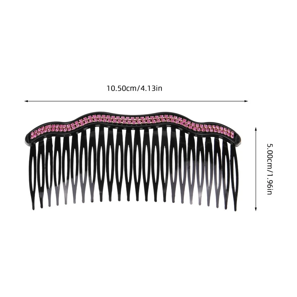 7 piezas de metal peine de pelo peines pequeños para mujer novia deslizamiento pinza para el cabello Foto 2 de 4