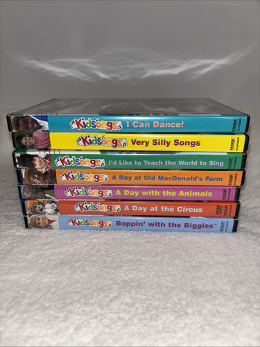Lot of 7 Kidsongs Television Show DVDs - PBS Kids
