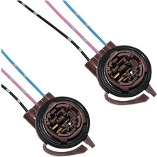 2PCS 3156 3157 Pre-Wired Harness Sockets, Car LED Bulbs Socket Adapters, Bulb Pi