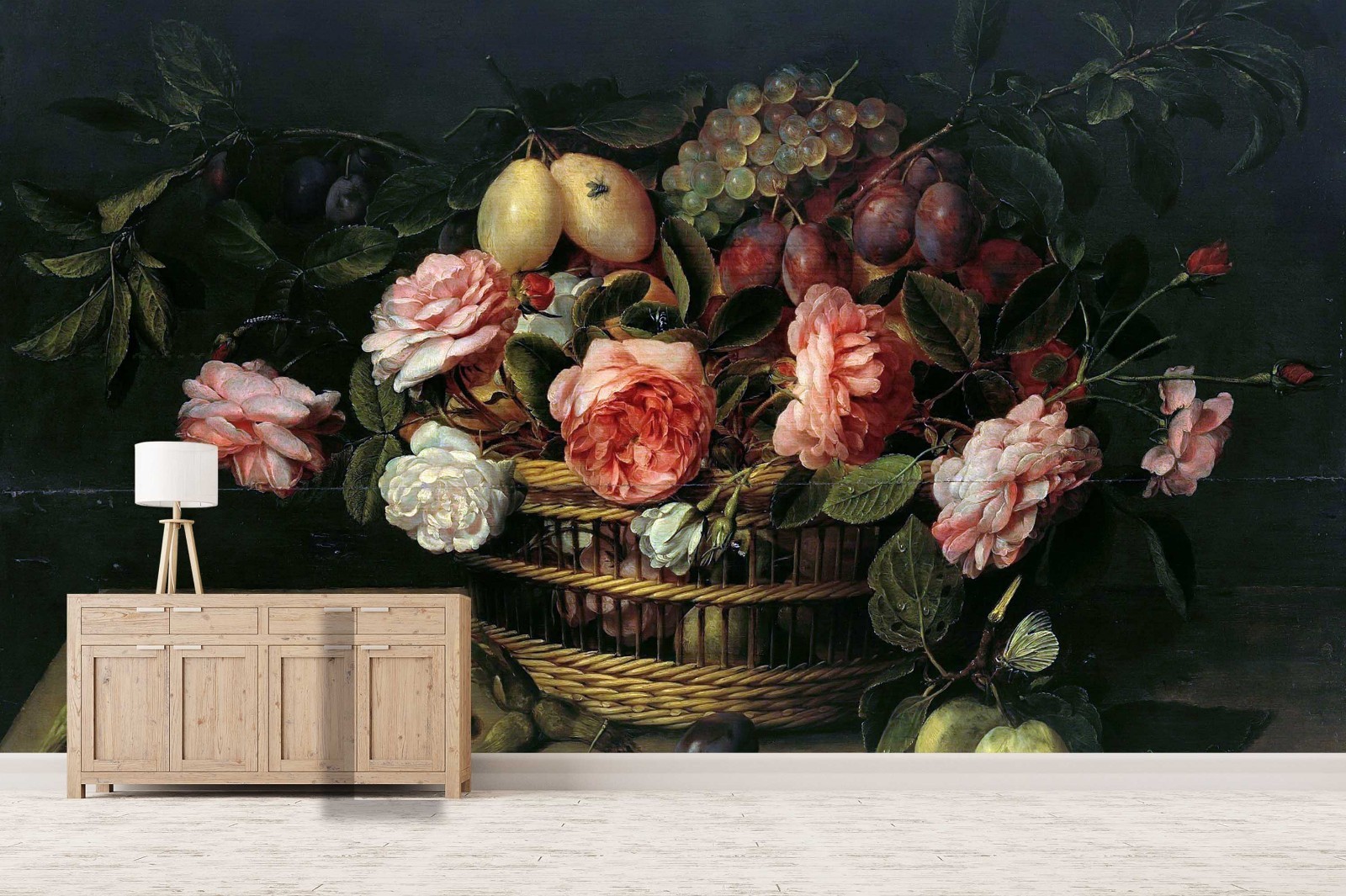 3D Flowers Still Life Oil Painting Wall Murals Wallpaper Murals Wall Sticker 125