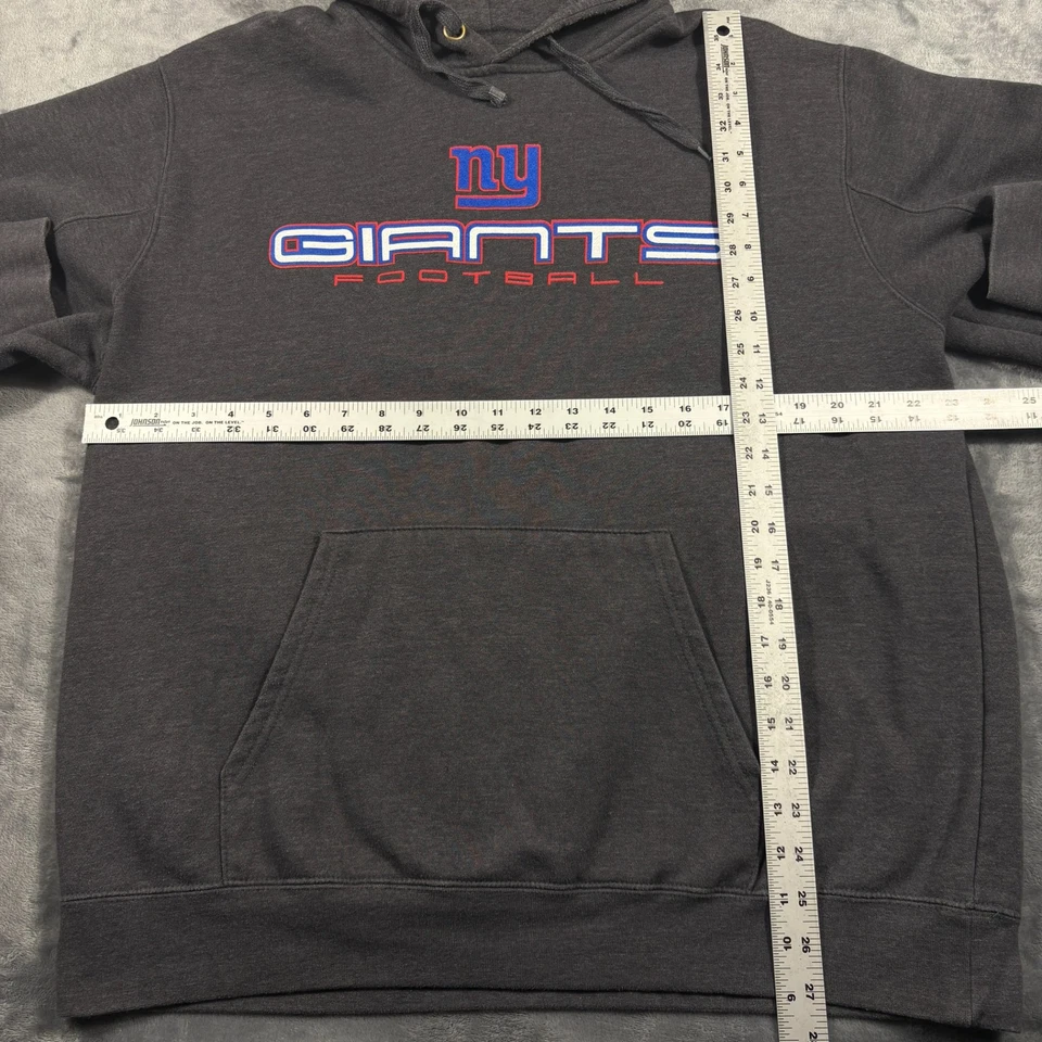 Sudadera con Capucha Vintage New York Giants Hombres XL Negra Equipo Ropa Fútbol NFL Forrada Logo Foto 4 de 4