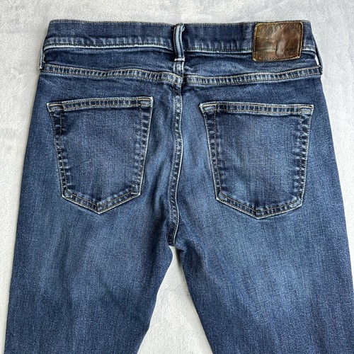 Abercrombie & Fitch Blue Denim Jeans Men’s 29x32 Kennan Straight Stretch - Picture 8 of 16