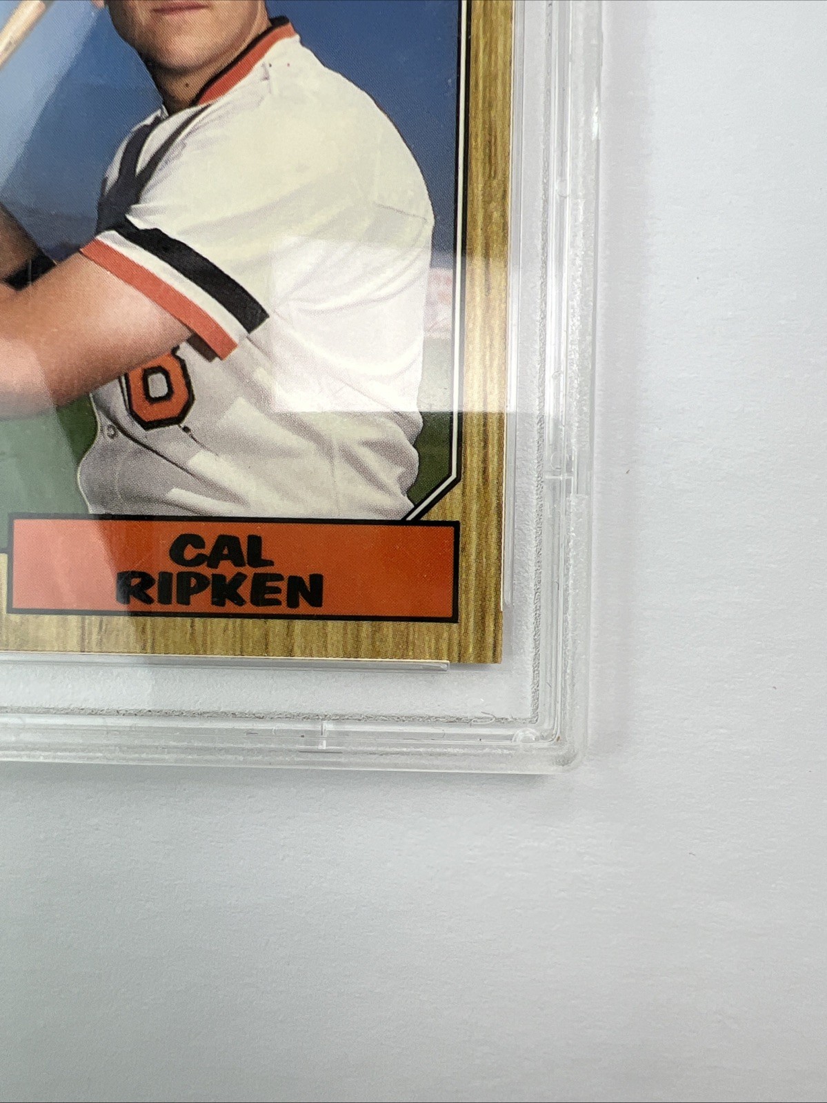 1987 Topps Tiffany #784 Cal Ripken Jr PSA 9 Baltimore Orioles HOF view 9